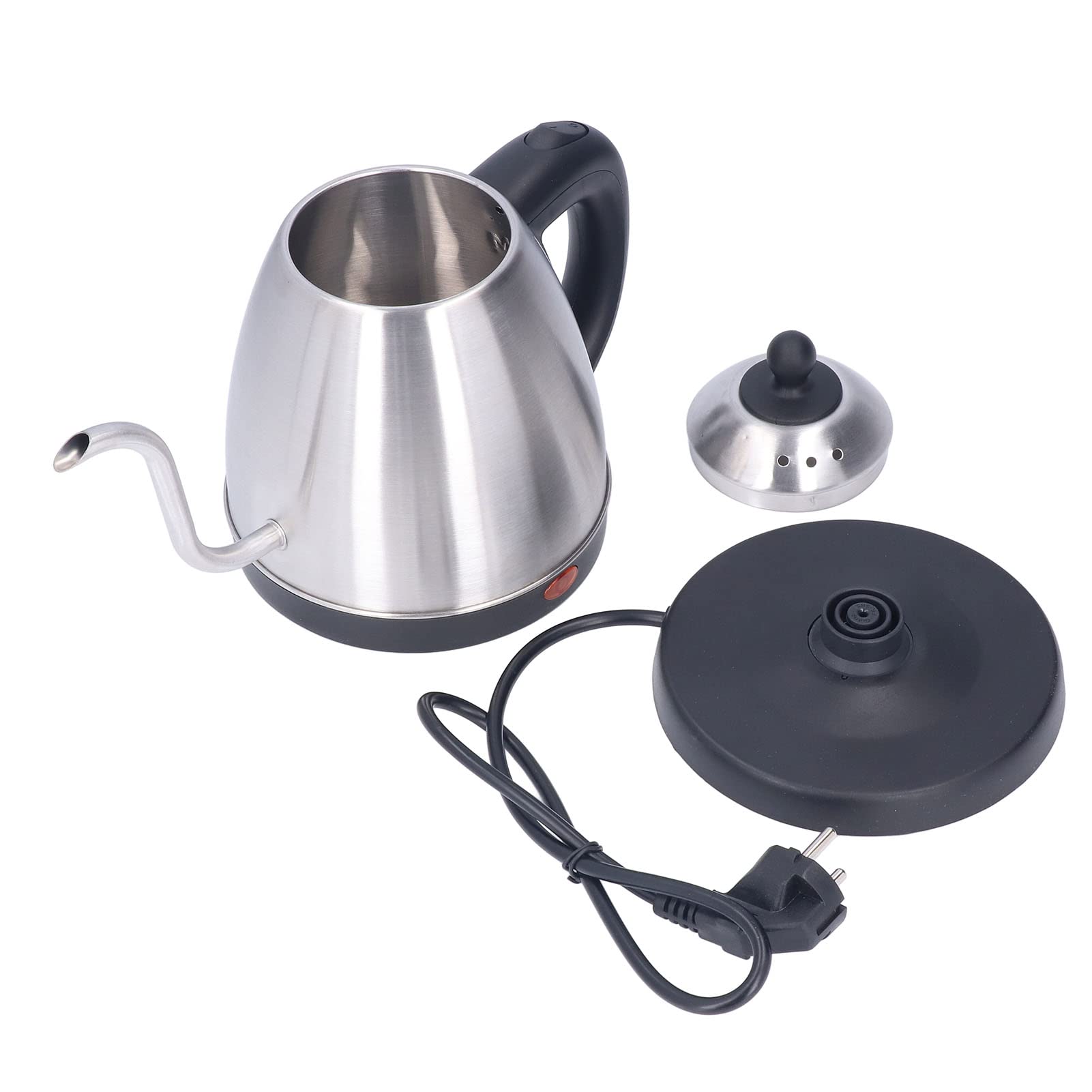 Hervidor Eléctrico Cuello De Ganso Con Control De Temperatura Hervidor De Té Eléctrico Verter Sobre Hervidor De Café Acero Inoxidable Apagado Automático Ultrarrápido Hervir