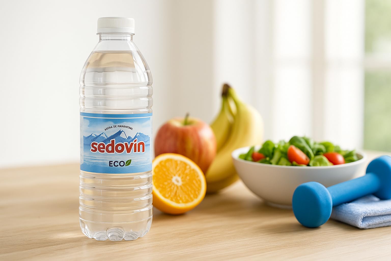 Agua mineral Sedovin 500 ml palet 60 packs de 24 botellas - Hidratación Ligera y Equilibrada - Formato Profesional para Oficinas, Eventos y Colectivos