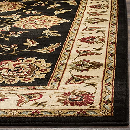 Tapete SAFAVIEH Lyndhurst Collection 2'3" x 8' Negro/Marfil miniatura 4