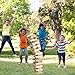 WOOD CITY Giant Tumbling Timber Tower Game (Stacking from 2 to 4 Feet), Classic Jumbo Outdoor Game for Adults Kids Family, 54 Pieces Premium Pine Wood Blocks Toy