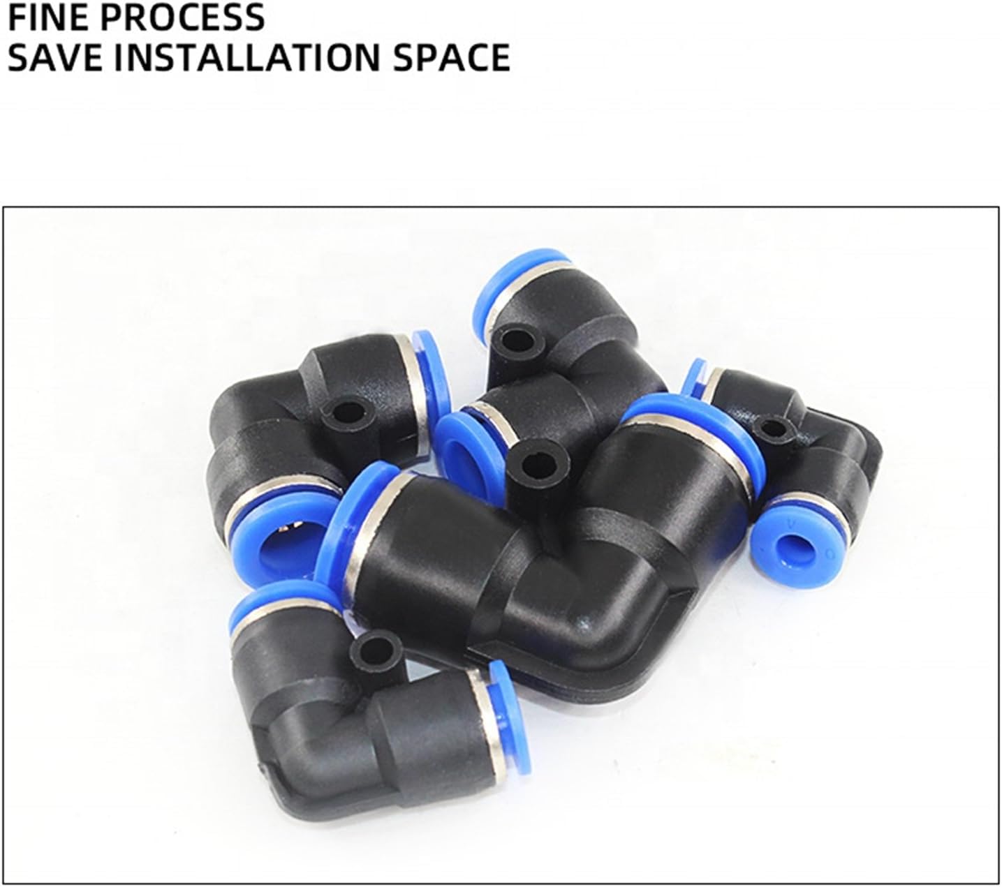 Water Pipes And Air Pipe Connectors Direct Thrust 4 To 16mm/ PU Plastic Hose Quick Couplings 5Pcs(PV6)