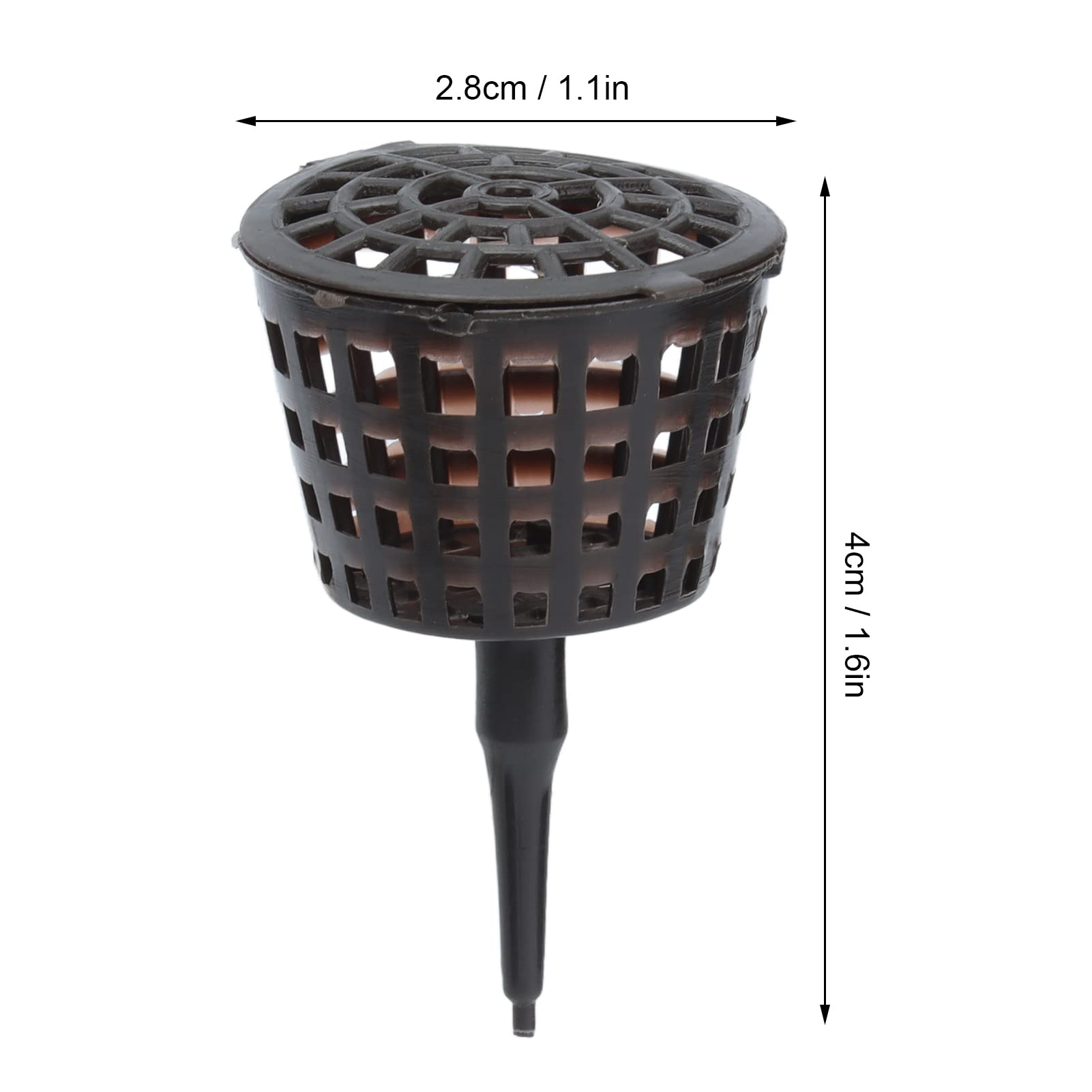 50 Piezas Cesta de Fertilizantes BonsáIs de PláStico, Cesta de Fertilizante PortáTil con Tapa Cultivo Fertilizante Caja de Contenedores Herramienta de Bonsai PortáTil para Flor de Planta