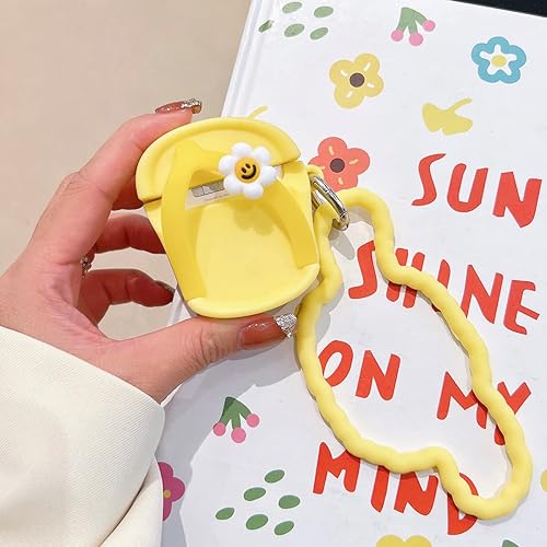 Miniatura 2 de Yatchen Funda para AirPod 3 bonita funda protectora de silicona suave Kawaii con llavero a prueba de golpes para niñas y mujeres