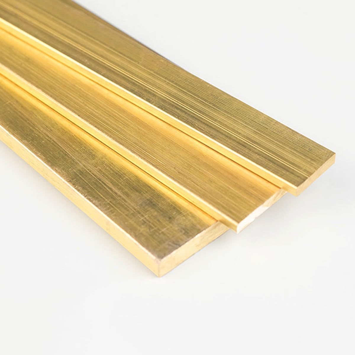 Pasek mosiężny H59 500 mm - niestandardowa płyta cięta na mosiądz grubość 2 mm ~ 12 mm przemysłowe majsterkowanie (10 mm x 15 mm x 500 mm)