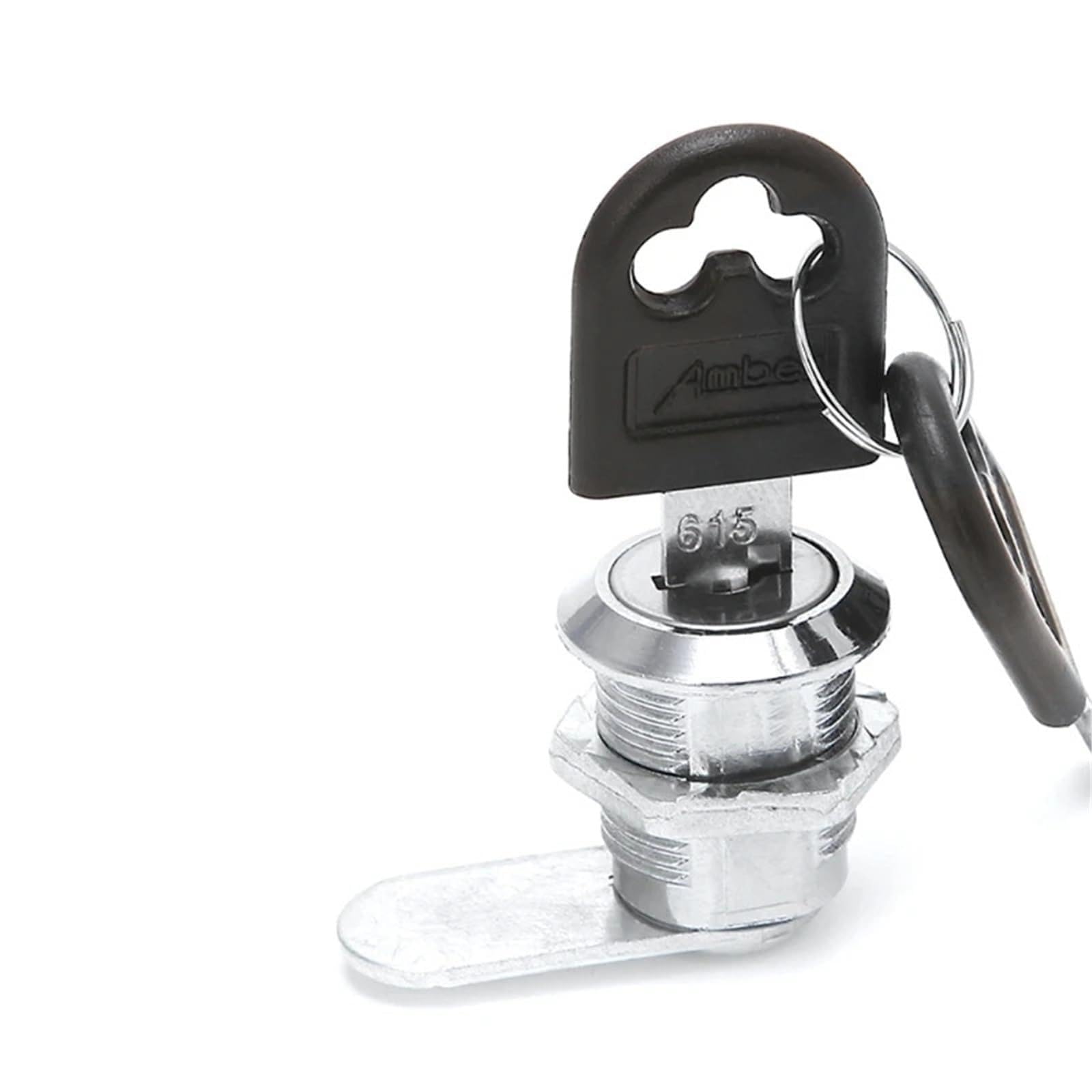 Dsfihjo 16Mm Mailbox Lock 10-30Mm Cam Lock Filing Cabinet Post Mailbox Drawer Board Locker 2 Key(16Mm)