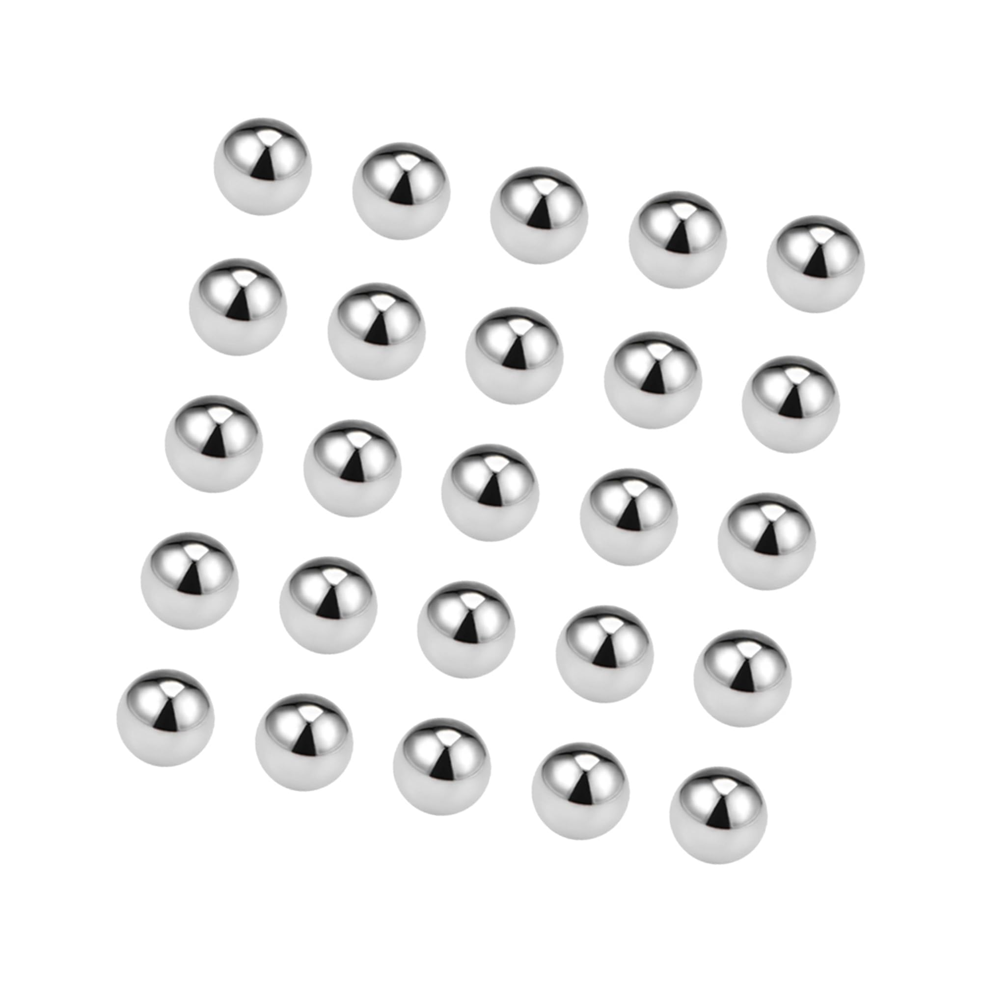 5mm Cuscinetto Solido Sfere Acciaio al Cromo (GCr15) G10 Sfere Precisione 25pz Prodotto Durevole