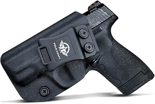 Funda M&P Shield de 0.354 in IWB Kydex Holster Ajuste Smith & Wesson M&P Shield Plus  M2.0  M1.0.000-0.354 in.40 S&W 3.1 pulgadas pistola de barril
