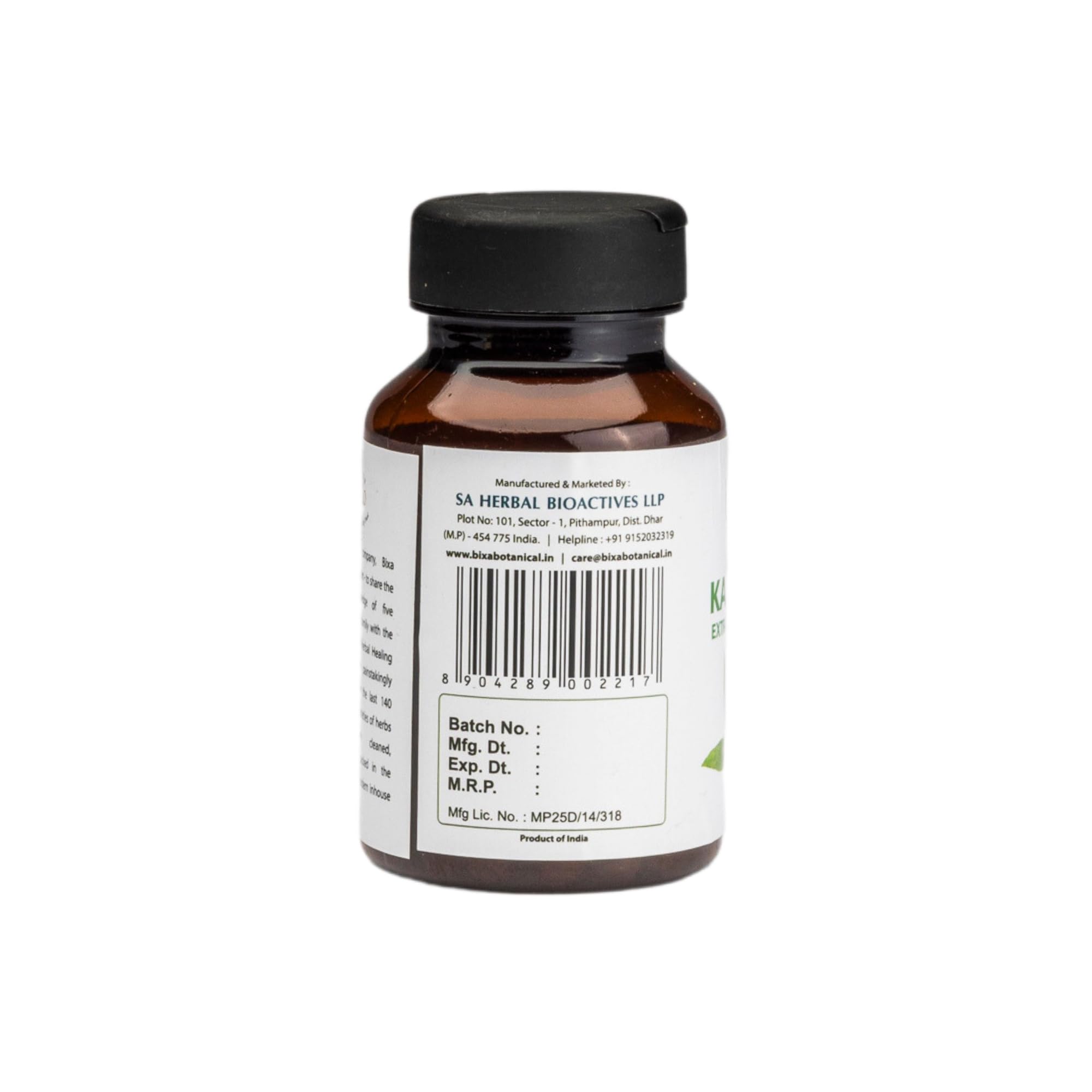 Bixa Botanical Kalmegh Capsules (Andrographis) 20% Andrographolide Extract | 60 Vegan Capsules | Liver Detox Support, Immunity Booster | Herbal Supplement for Liver Health - Image 3 thumbnail