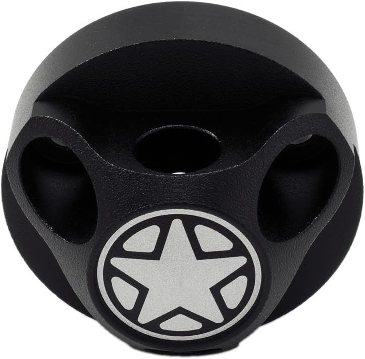 VMS RACING Antenna HOUSING BASE COVER in BLACK Billet Aluminum Compatible with Jeep Wrangler JK Sahara Sport Rubicon Unlimited Freedom Fifty 07-20