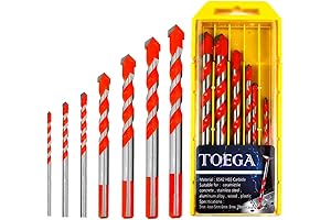 7Pcs Ultimate Drill bits for DIY Lover: Concrete, Ceramic Tile, Glass Processing