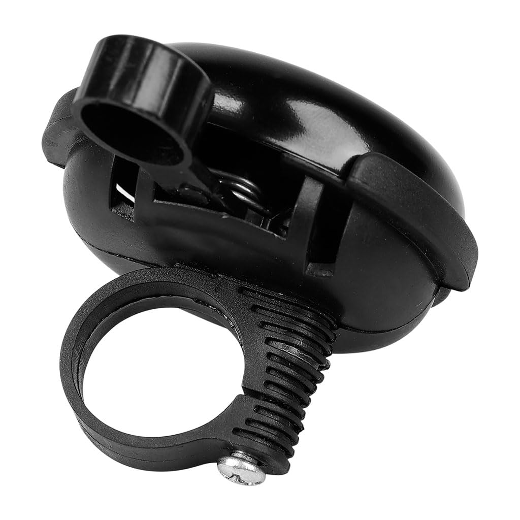 Sonnette Vélo Vintage UPFIT – Ronde, Métal Noir, Compatible Guidon 22,2 Mm – Pour VTT Et Ville