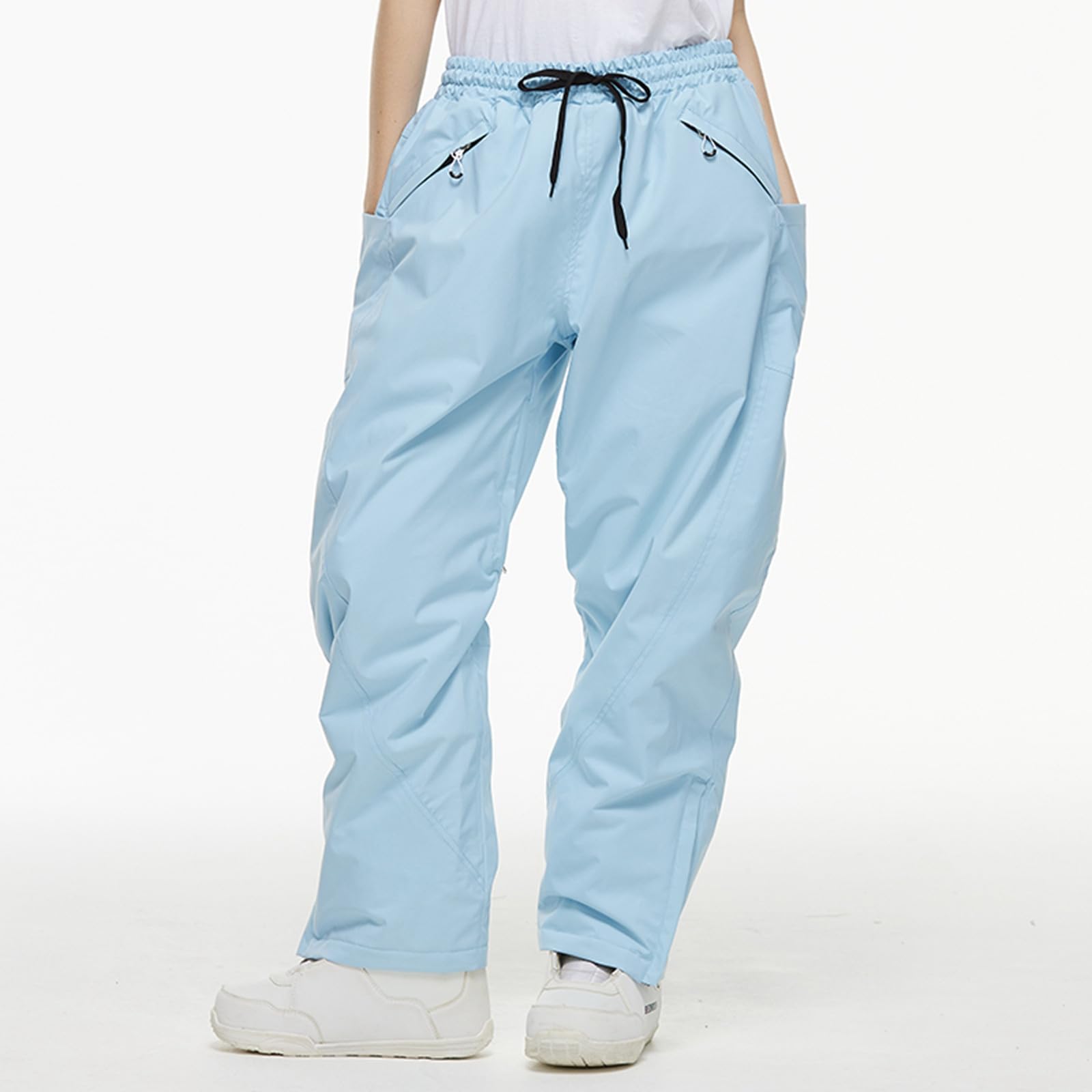 Pantalone Neve Uomo Softshell Pantaloni Sci Caldo Baggy Snowboard Pants Tecnici Invernali Salopette Montagna