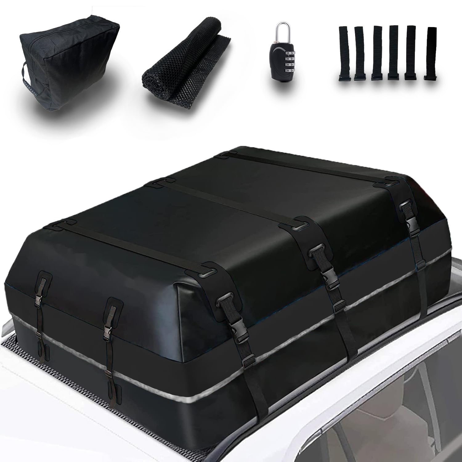 Amazon.co.jp: MODTREK ルーフボックス ルーフバッグ 大容量 600L 防水