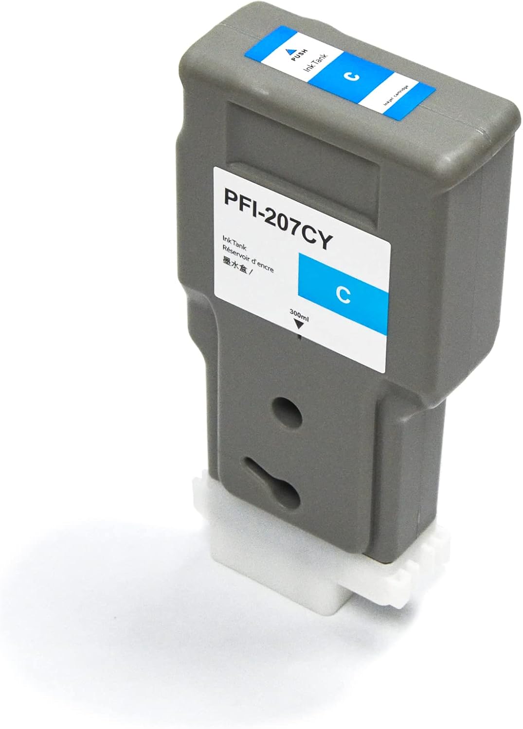 PFI-207 PFI-207C 300ml Ink Cartridge Compatible for Canon ImagePrograf iPF680 iPF685 iPF780 iPF785 Printers (Cyan, 1 - Pack)