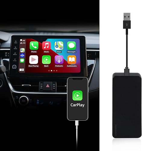 Miniatura 5 de Adaptador CarPlay con cable USB Dongle para radio de coche Android con versión 4.2 o superior conexión con cable para espejo CarPlay Compatible con
