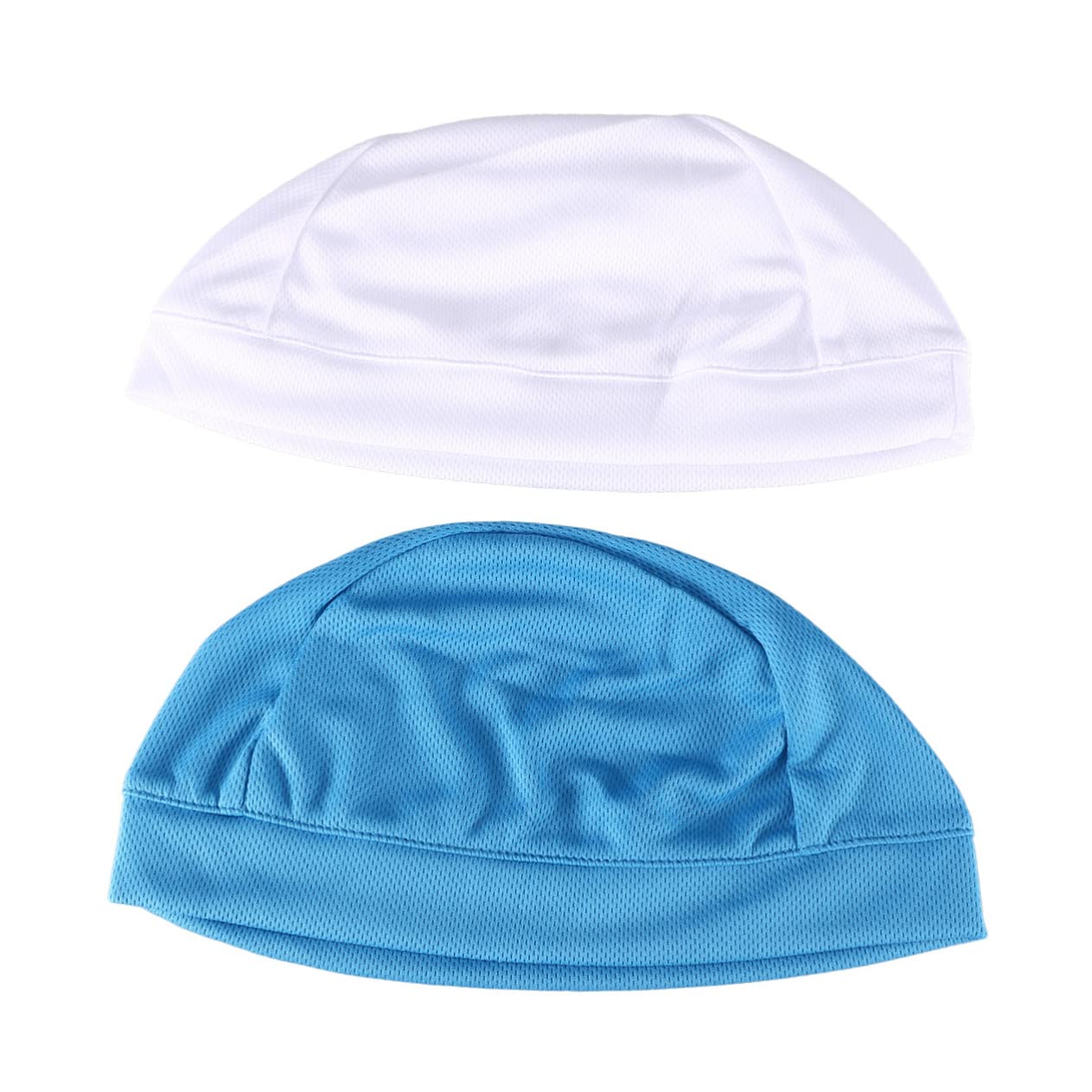 GAROZATION 2pcs Quick Dry Cycling Cap High Elasticity Skull Beanie for Men Women Moisture-Wicking Sports Sweatband for Outdoor Activities Biking and Racing