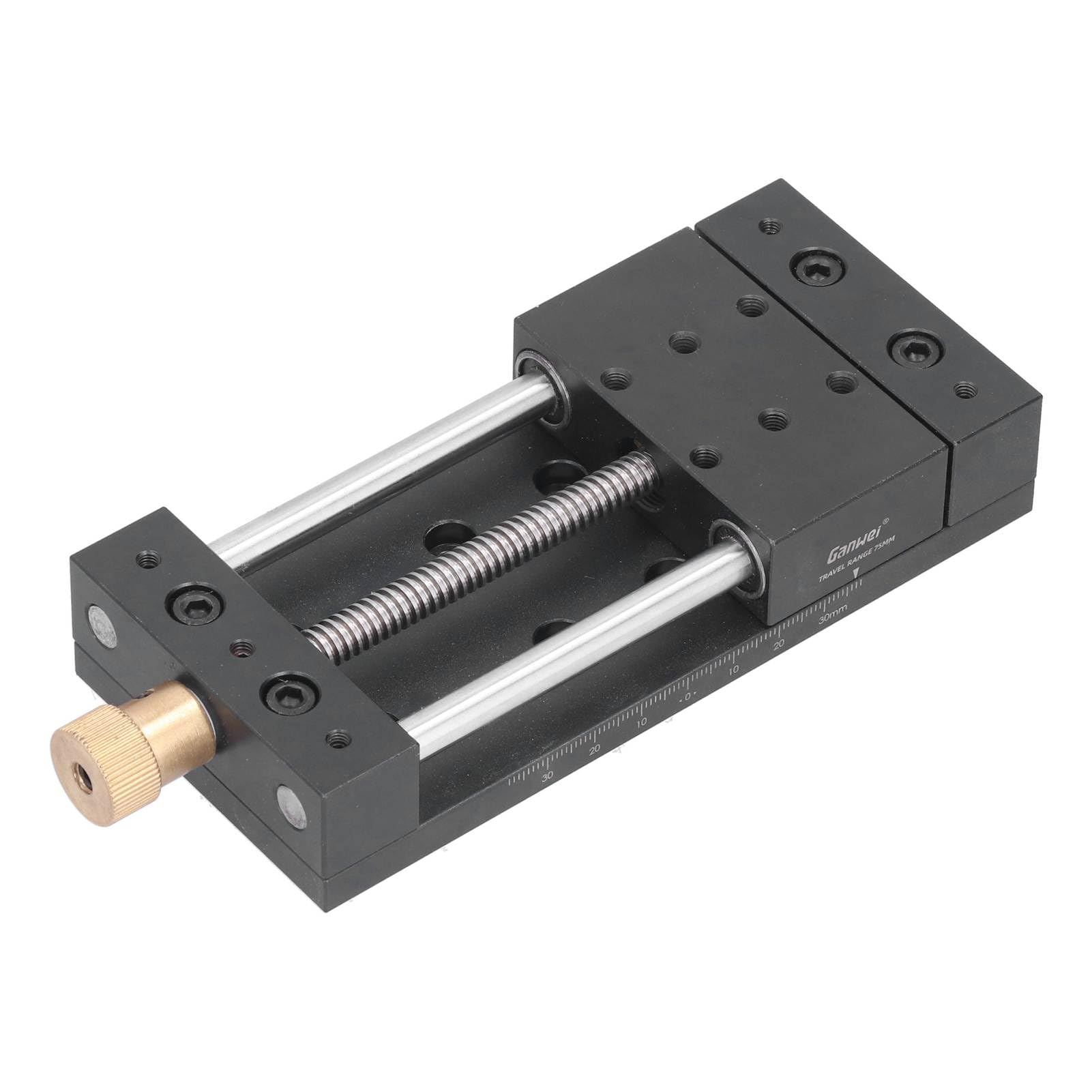 FTVOGUE Lineare Stufe CNC Dia Rail Ballswrew, 600 -mm -Hub X y Z Achse Aluminiumlegierung Linearer Bewegungsschiene Guide Tisch, für Maschinenbau, Gerätewartung, Flexibel