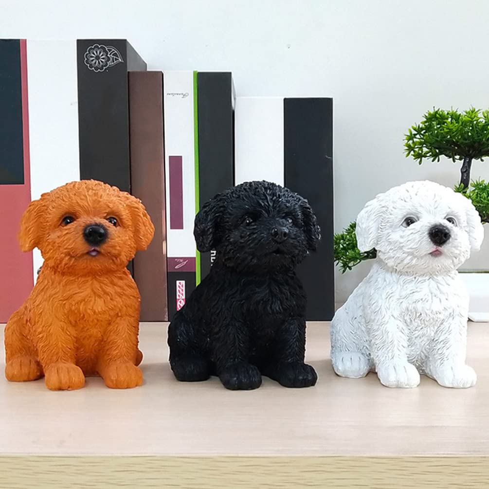 Amazon.co.jp: 犬の置物 ビションフリーゼ かわいい 樹脂置物