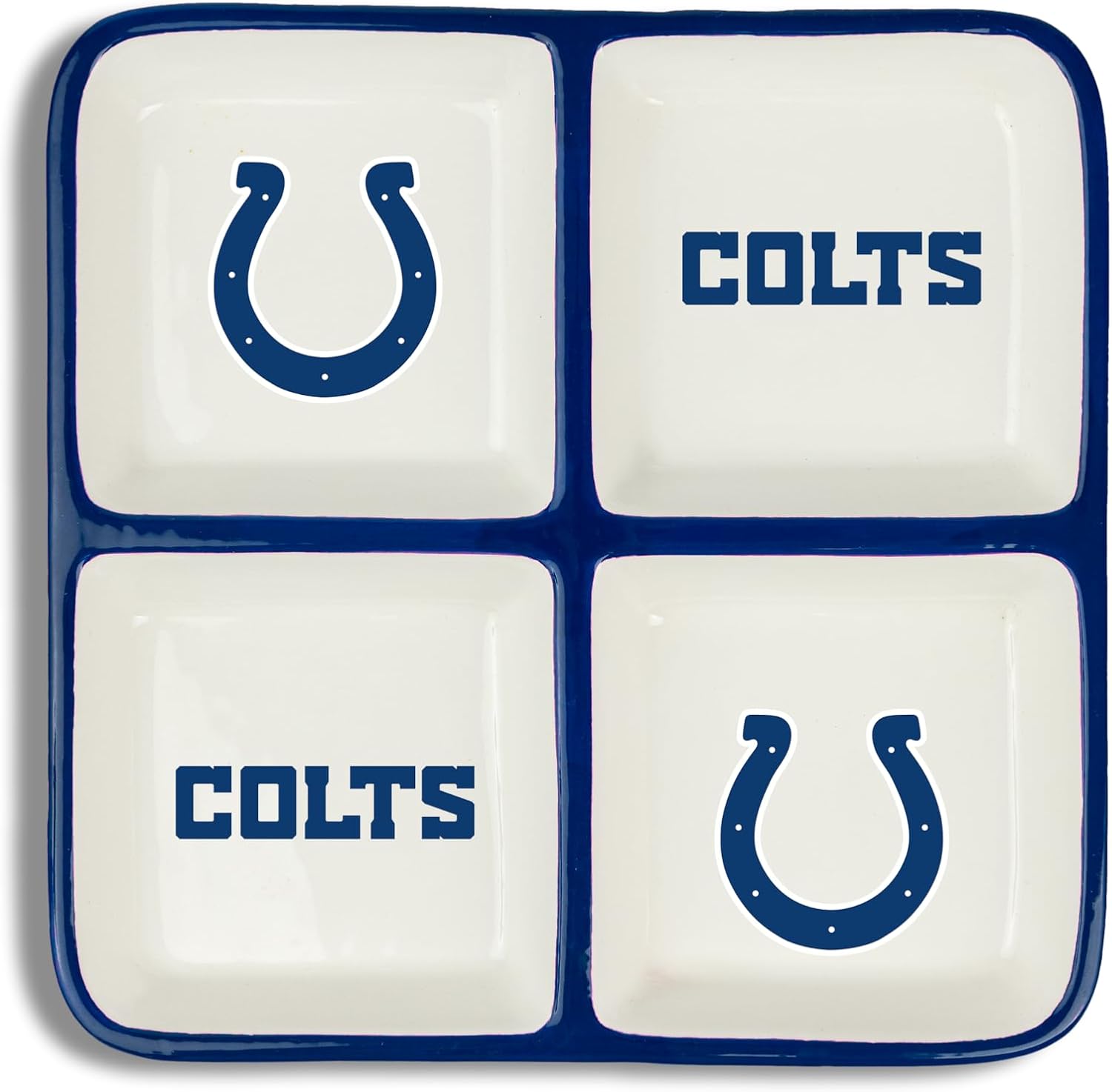 The Memory Company | Licensed NFL 4-Section Ceramic Plate