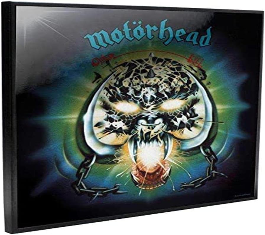 Nemesis Now Motorhead Overkill Crystal Clear Picture 32cm Black