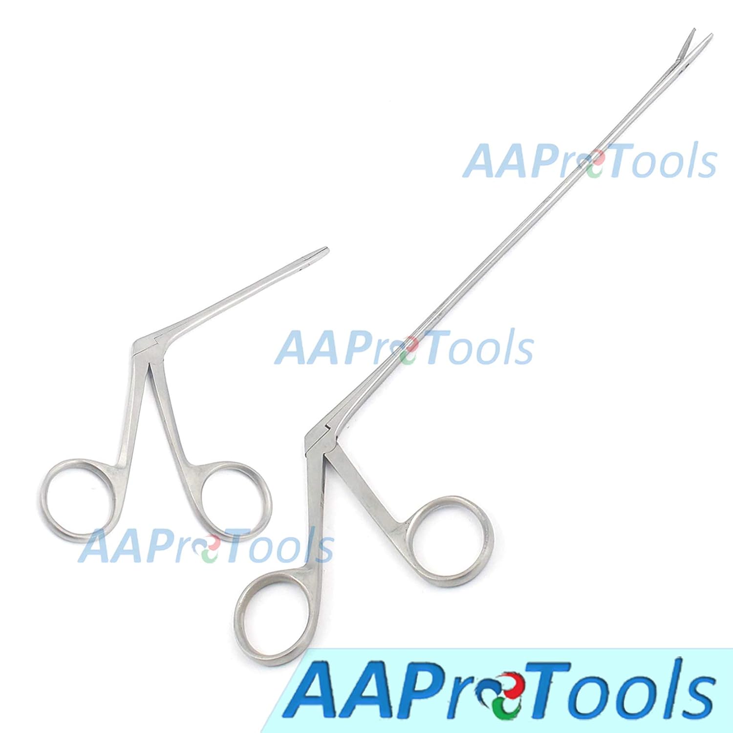 2pc Stainless Steel Alligator Forceps Set - 5.5" + 14" Combo