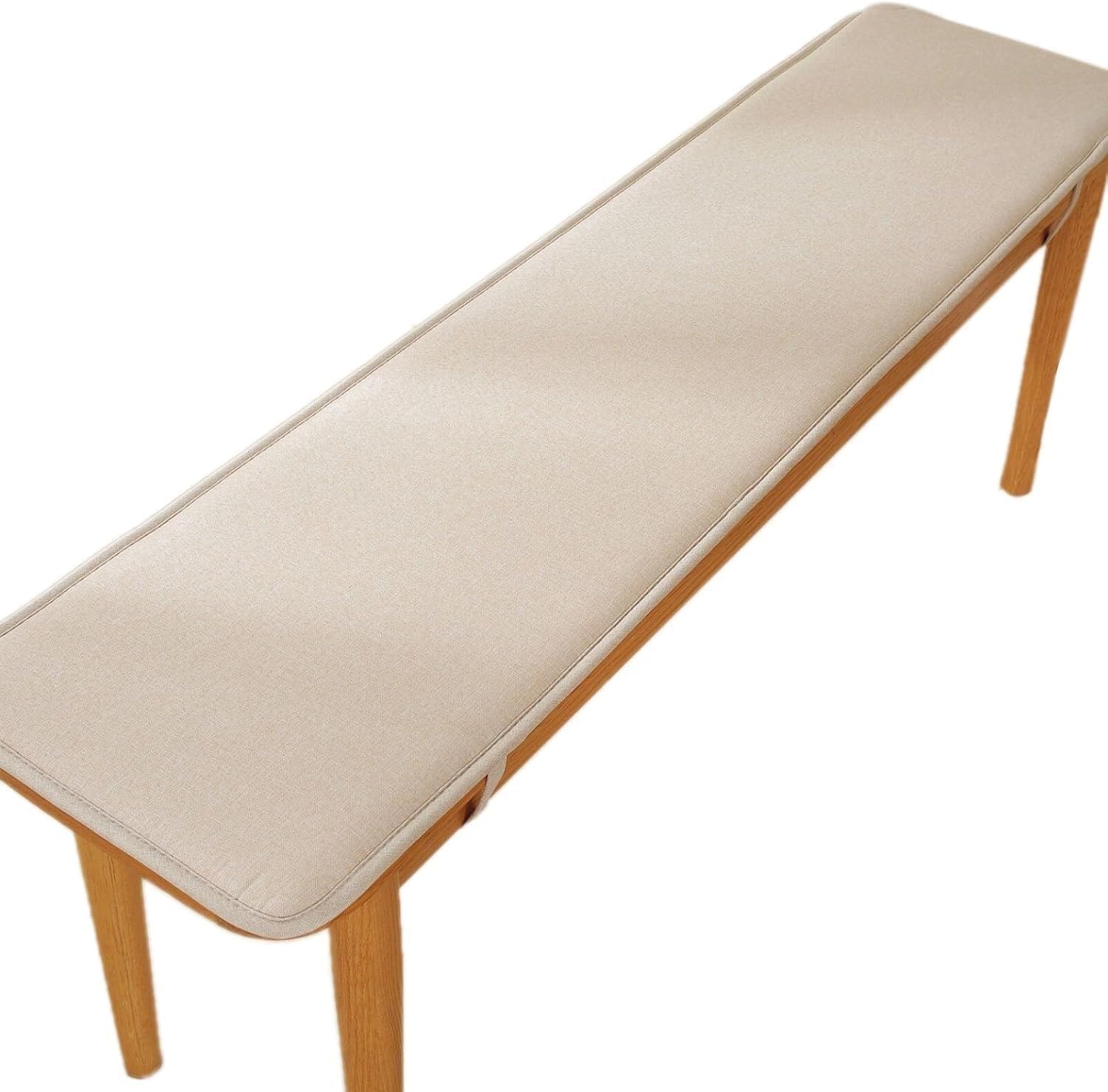 Ławka do użytku na zewnątrz/do wewnątrz zdejmowana zmywalna antypoślizgowa osłona ławki ogrodowe huśtawki siedzenia patio balkon (khaki 35 x 190 cm) - Comfort & Sle