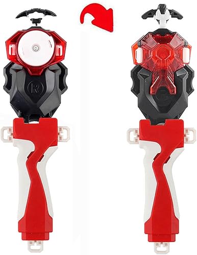 Miniatura 6 de Battling Tops Burst B-184 - Lanzador LR izquierdo y derecho Bey Sparking Spin DB Layer System Starter Spinning Top Accesorios compatibles con todas