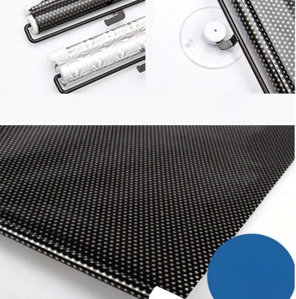 Blackout Roller Window Shades with Suction Cups- 49. 21 x 15. 74 inch Cordless Roller Blinds Shade for Windows Door, Light Filtering Room Darkening Curtains Blinds Window Shades for Home Bedroom : Home & Kitchen