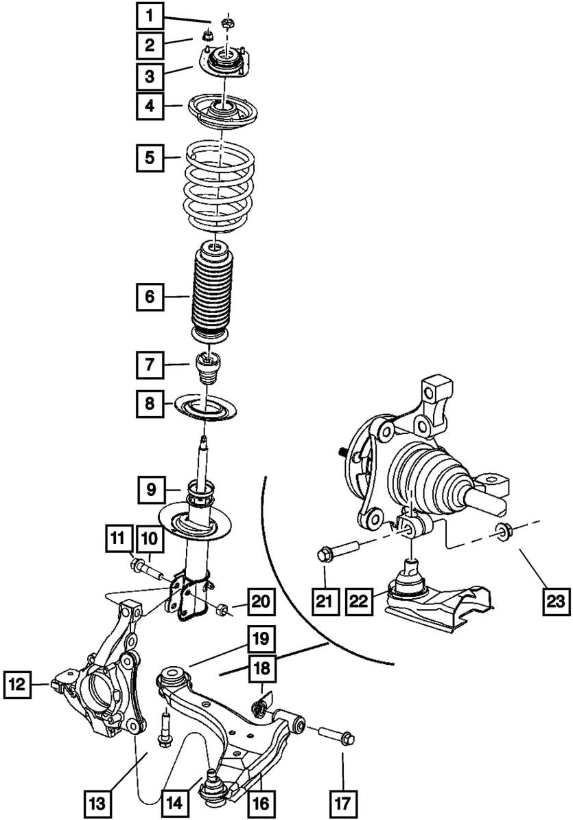 Mopar 4656730AN Control Arm