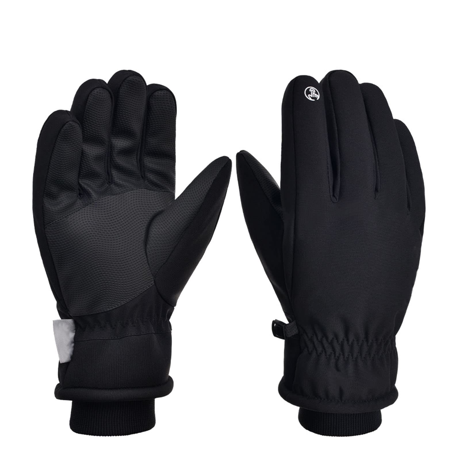 Gants de Ski d'hiver Hommes Femmes Isolés Chauds Thermiques Imperméables Coupe Vent Écran Tactile Gants de Neige pour Les Sports de Plein Air