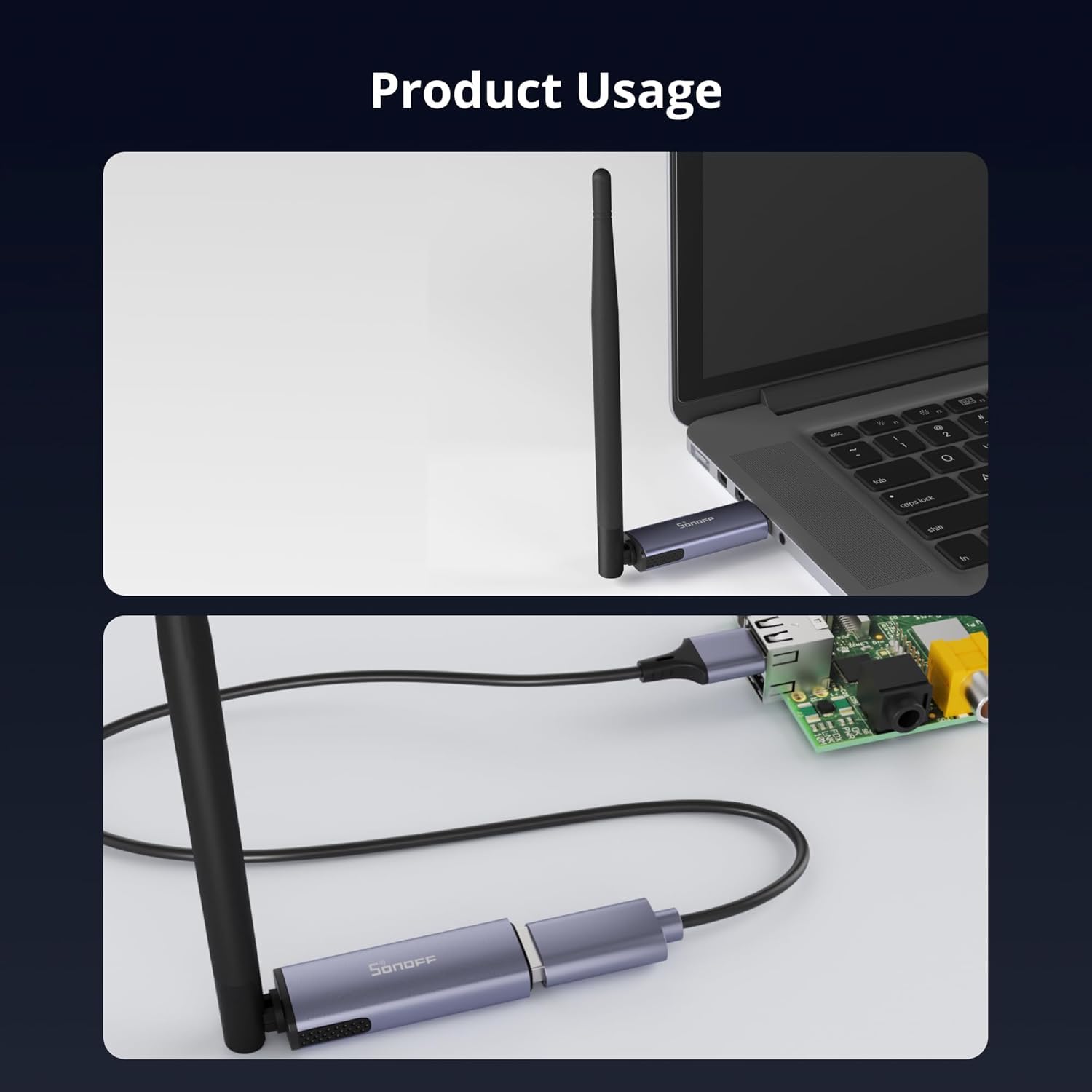 SONOFF Zigbee 3.0 USB Dongle Plus MG24, Zigbee Gateway mit EFR32MG24, Thread & Zigbee USB-Stick, Zigbee Controller für Home Assistant oder Zigbee2MQTT