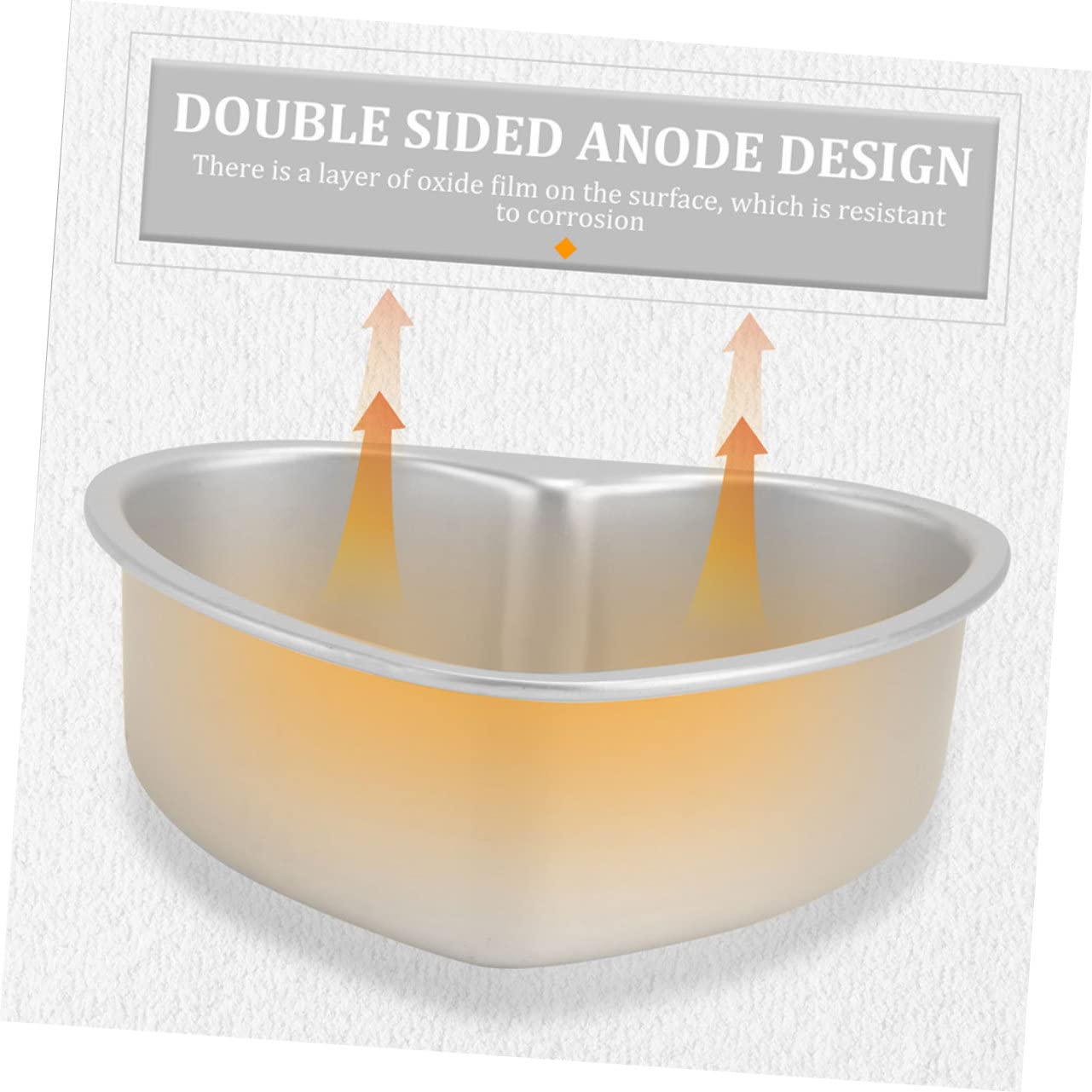 GLEAVI 2 Moldes para Tartas en Aleación de Aluminio y Reutilizables y Fáciles de Desmoldar Forma de Corazón Ideales para Hornear en Casa y Principiantes Principiantes