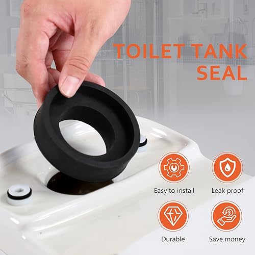 Miniatura 5 de Kit de repuesto para tanque de inodoro herramienta para tanque de inodoro y pernos para tanque de inodoro que se adaptan a la mayoría de válvulas de