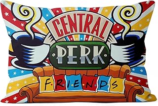 Housse de Coussin nos Friends Central Perk taie Oreiller Décoratif - Cadeau pour lit, canapé, décoration d'intérieur