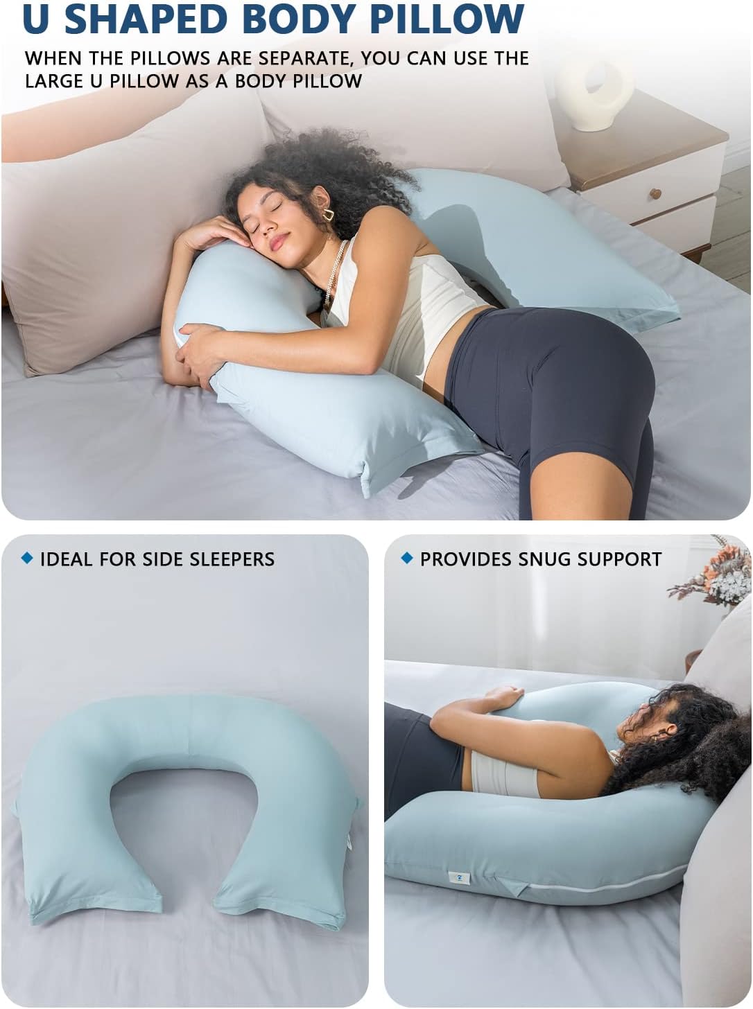 INSEN Reading Pillow, Back Pillow for Sitting in Bed for Reading, Nurse & Relax, Reading Pillow for Adults, Moms & Kids, Sit Up Pillow for Bed, Green Jersey