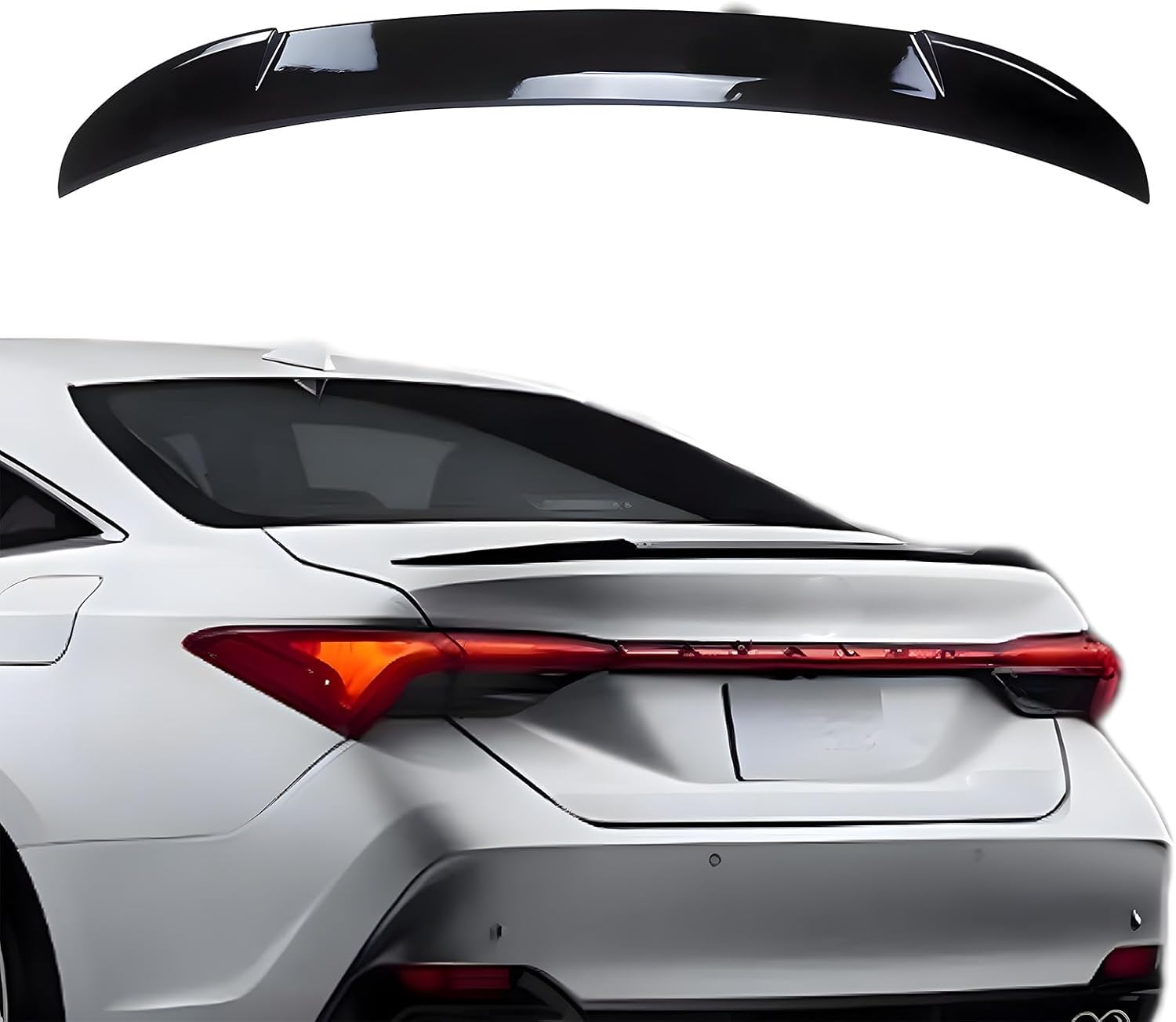 Rear Spoiler Wing Compatible with Toyota Avalon 2019-2023 Rear Trunk Lip Spoiler Wing Vehicle Body Styling Kit
