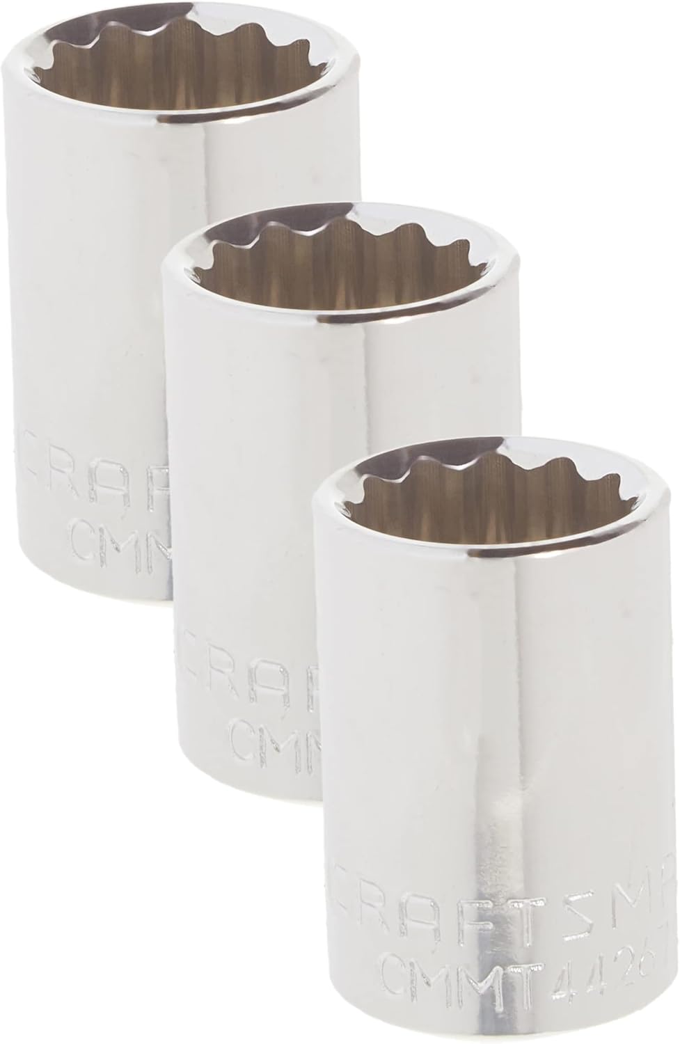 CRAFTSMAN Shallow Socket, Metric, 1/2-Inch Drive, 18mm, 12-Point (CMMT44267) (Pack of 3)
