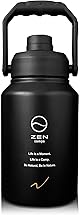 ZEN Camps アイスジャグ アイスコンテナ 保冷 保温 キャンプ アウトドア 真空断熱構造 1.9L 3.8L 口広 (ハーフガロン)