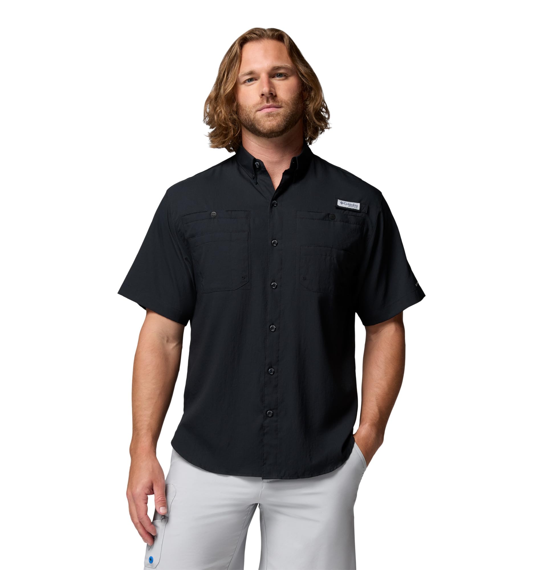 Columbia Men's PFG Tamiami II UPF 40 Short Sleeve Fishing Shirt