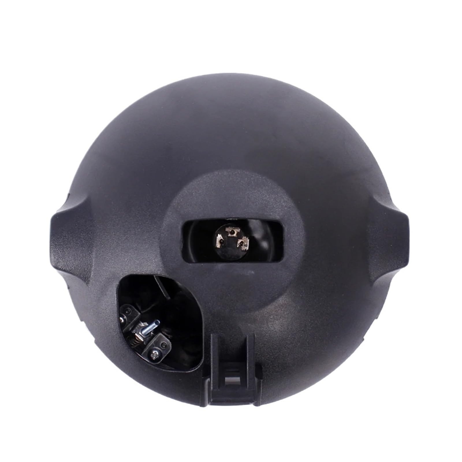 Phare Moto Phare Avant Universel Rond pour Moto 7"/8" pour CB400 CB500 CB1300 pour Hornet 250 600 900 pour VTEC VTR Phares(1 Piece Black)