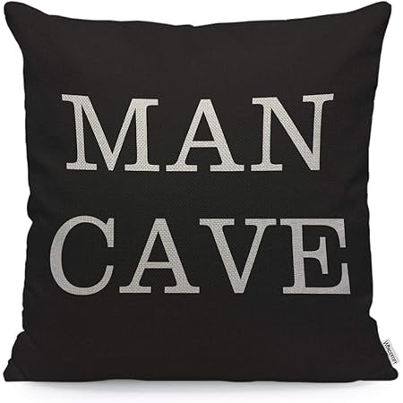 man cave throw pillows