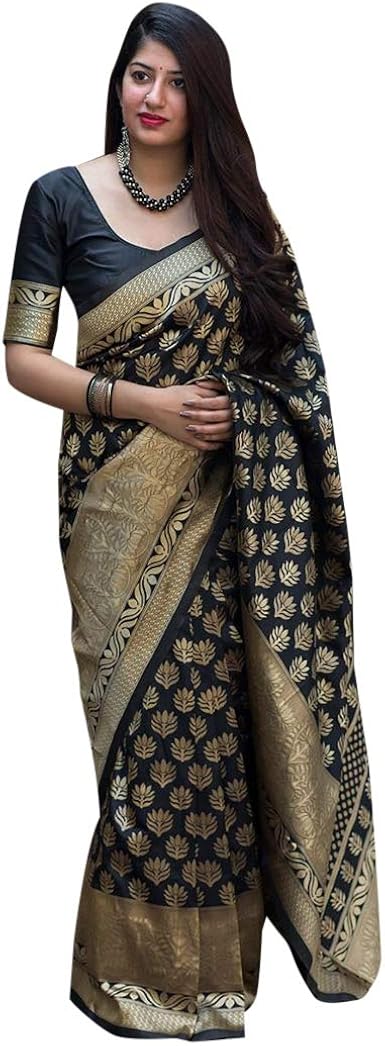 black saree collection