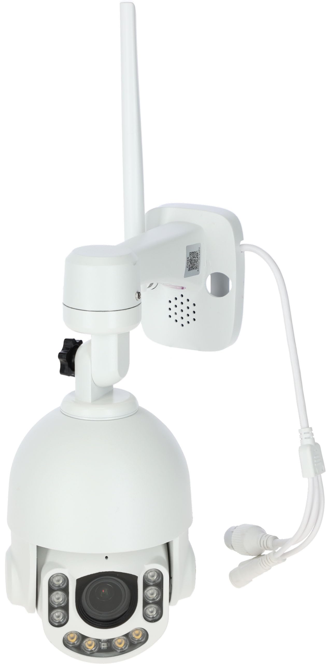 Kerbl IPCam SIM FHD, monitorización de Animales, Color Blanco, para Caballos y Ganado, con detección de Movimiento y micrófono | Cámara Full HD blanca con conexión SIM, detección de movimiento y micrófono integrado para caballos y ganado
