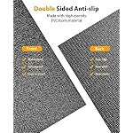 Foldable Rubber Treadmill Mat - Exercise Bike Mat with Waterproof Non-Slip Shock Absorption, Exercise Equipment Mat to Protect Floor for Home Gym Workout - Image 5