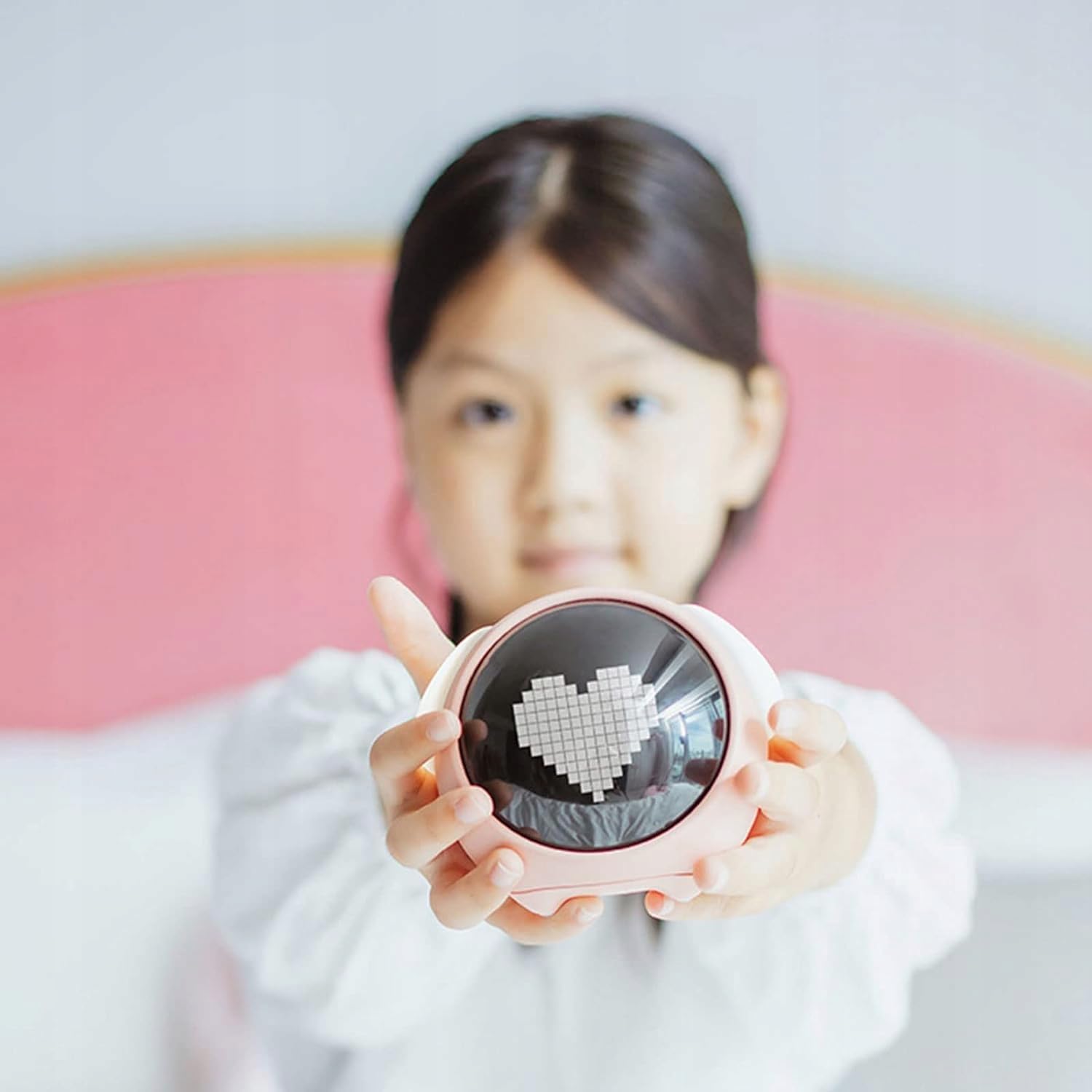 Horloge Réveil Veilleuse LED Lampe de Nuit pour Enfants Enfant Emoji Emoji