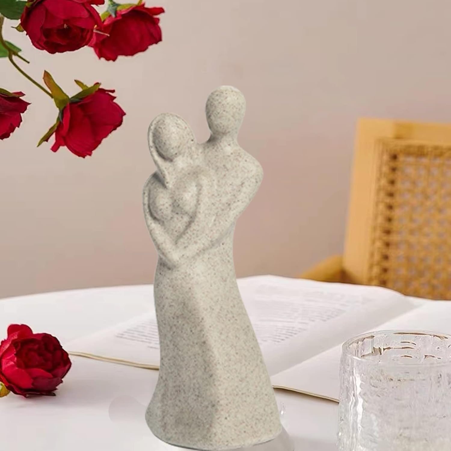 zyxqq Couple Statue and Sculptures Home Decor, Romantic