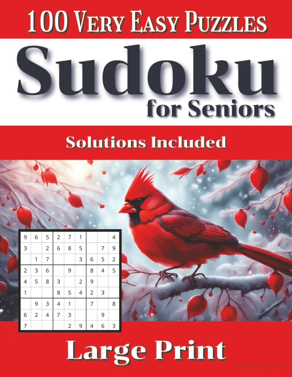 Easy Sudoku For Seniors: 100 Very Easy Large Print Puzzles with Solutions | 8.5x11 | Easy to Read Sudoku Puzzle Book | 1 Puzzle Per Page