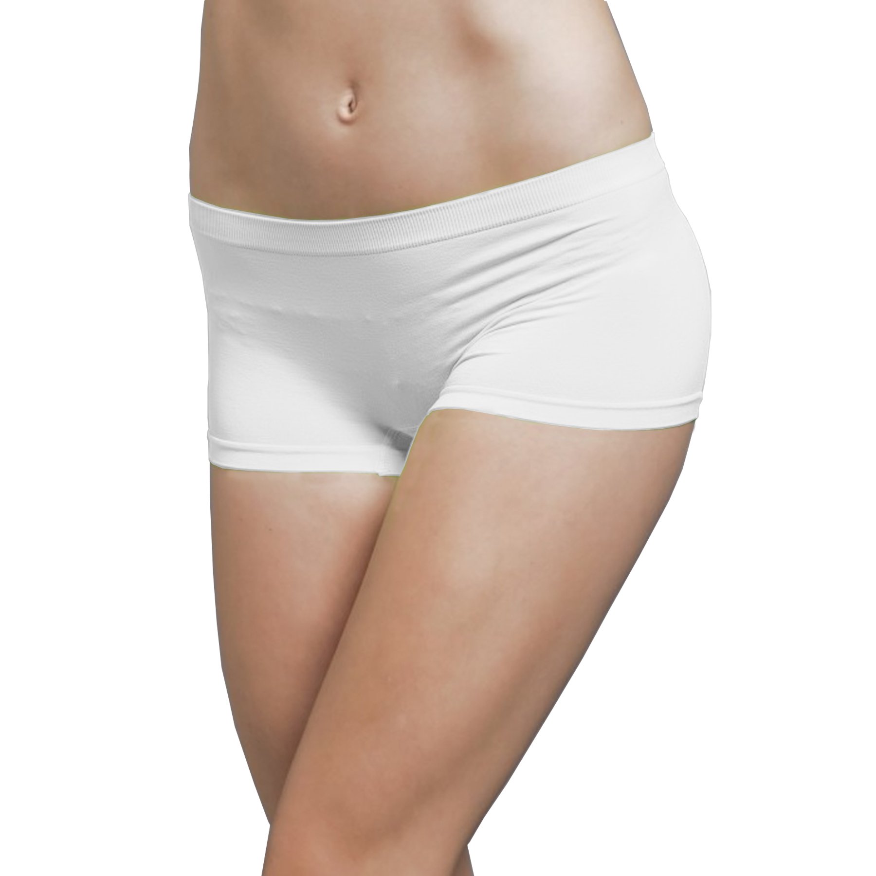 Ekimo T-USAStretch Seamless Dance Exercise Yoga Mini Panties Boy Shorts Briefs Spankies