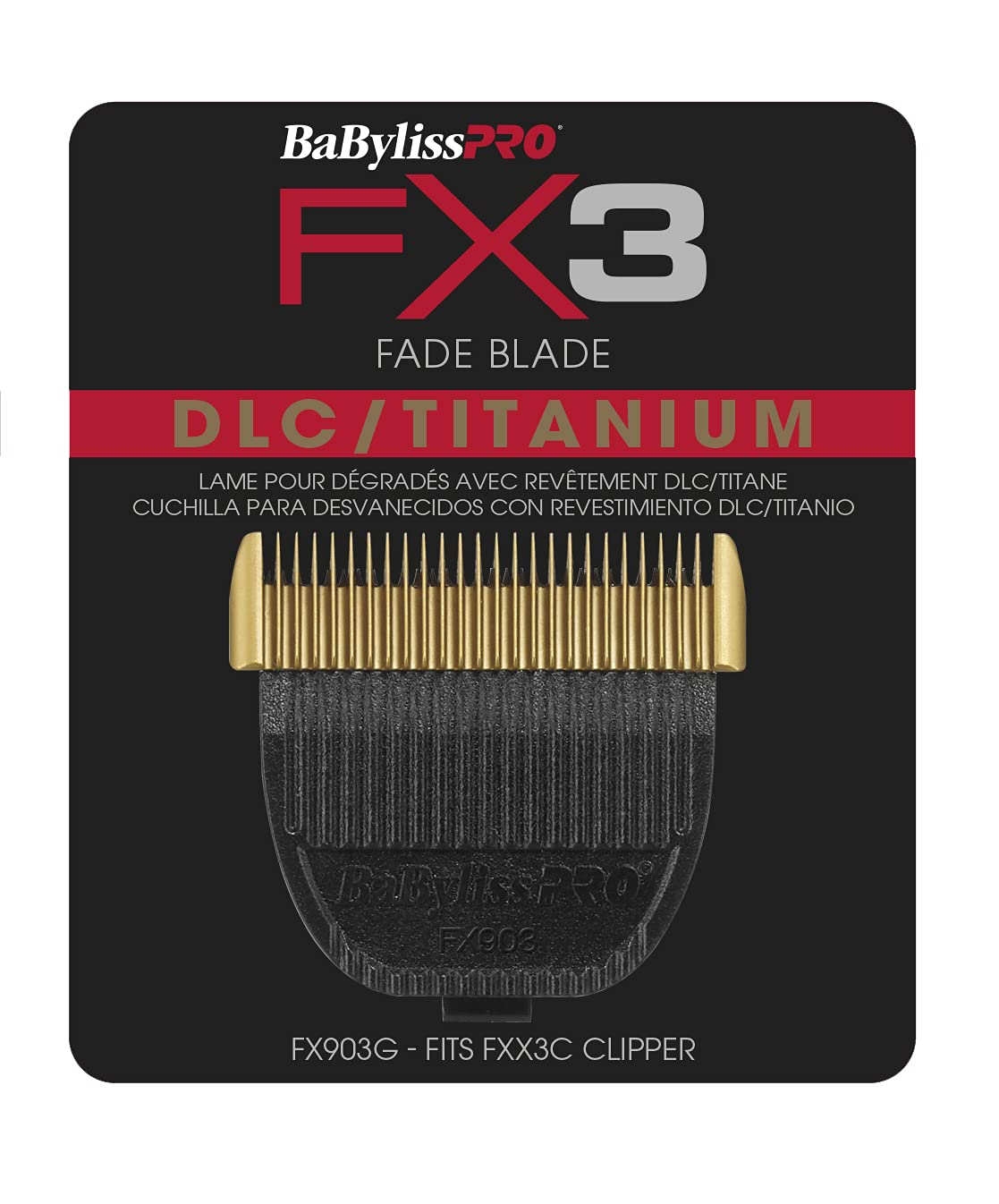 FX3 Clipper Replacement Ultra Thin Fade Blades