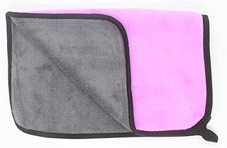 Microfiber Double Face Cleaning Towel (Purple/Grey)